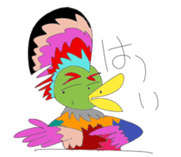 Colorful Chicken 5 sticker #13674862