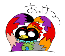 Colorful Chicken 5 sticker #13674866
