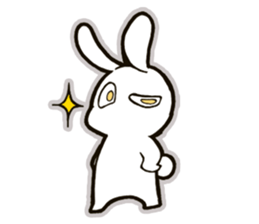 funny bunny "KUCHINASHI-chan" sticker #13675064