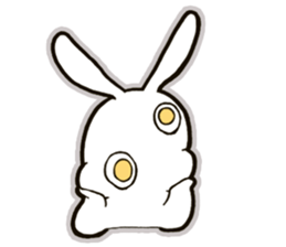 funny bunny "KUCHINASHI-chan" sticker #13675077