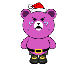 Cute Santa Bear stickers sticker #13675096
