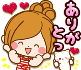 Leisurely a girlfriend .Family sticker #13675122