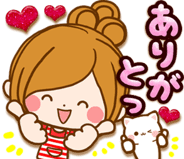 Leisurely a girlfriend .Family sticker #13675122