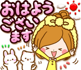 Leisurely a girlfriend .Family sticker #13675128