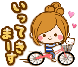 Leisurely a girlfriend .Family sticker #13675155