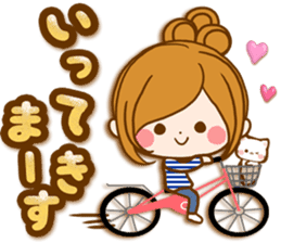 Leisurely a girlfriend .Family sticker #13675155