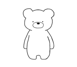 pokerface bear sticker #13675510
