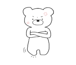 pokerface bear sticker #13675516