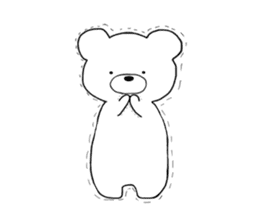 pokerface bear sticker #13675518
