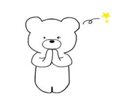 pokerface bear sticker #13675526