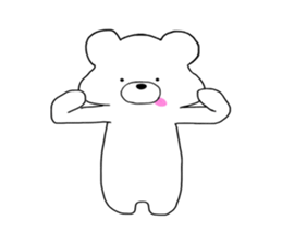 pokerface bear sticker #13675528