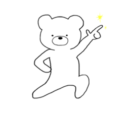 pokerface bear sticker #13675531