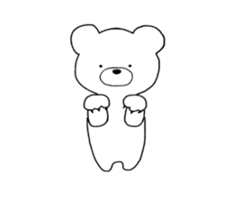 pokerface bear sticker #13675532