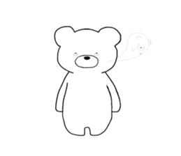 pokerface bear sticker #13675538