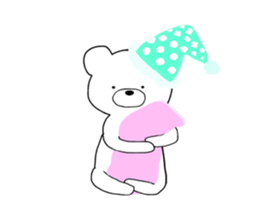 pokerface bear sticker #13675540