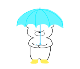 pokerface bear sticker #13675544