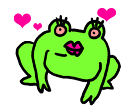 Japanese frog, amagaeru sticker #13675648