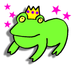 Japanese frog, amagaeru sticker #13675652
