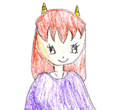 Demon daughter sticker #13675814