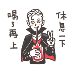 Paper Dolls sticker :happy halloween sticker #13675919