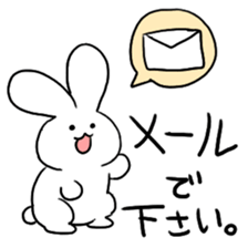 Working Rabbit & Snake sticker #13676210