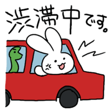 Working Rabbit & Snake sticker #13676227