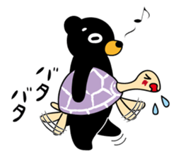 Mr.BlackBear & Ms.PurpleTortoise. sticker #13677099