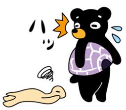 Mr.BlackBear & Ms.PurpleTortoise. sticker #13677101