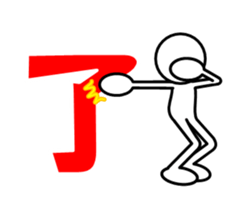 Sticker of stick figures vol.8 sticker #13677562