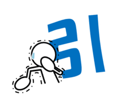 Sticker of stick figures vol.8 sticker #13677572