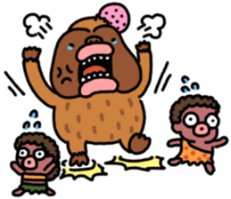 Ancient baboons sticker #13677700