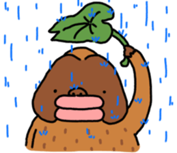 Ancient baboons sticker #13677702