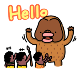 Ancient baboons sticker #13677707