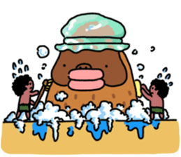 Ancient baboons sticker #13677712