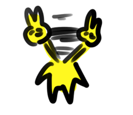 kuso animal and staff sticker #13677874