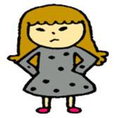 adalt girl sticker #13678107