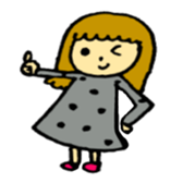 adalt girl sticker #13678109