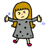 adalt girl sticker #13678110