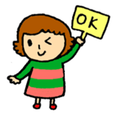 adalt girl sticker #13678112