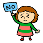 adalt girl sticker #13678113