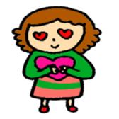 adalt girl sticker #13678115