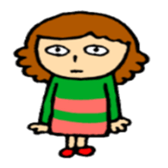 adalt girl sticker #13678119