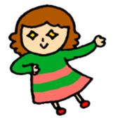 adalt girl sticker #13678120