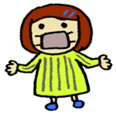 adalt girl sticker #13678126