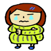 adalt girl sticker #13678131