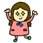 adalt girl sticker #13678141