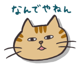The mild cats in Kansai region sticker #13678408