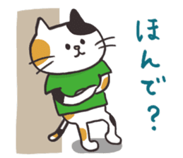 The mild cats in Kansai region sticker #13678410