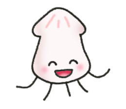 Squid, Octopus, Animals. sticker #13678510