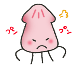 Squid, Octopus, Animals. sticker #13678512